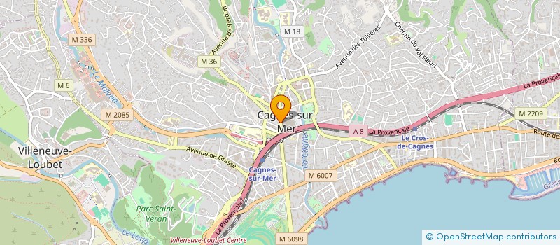 localisation de l'entreprise MONSIEUR GACEM SGHAIER à CAGNES-SUR-MER