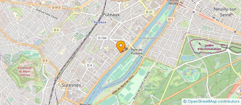 localisation de l'entreprise MONSIEUR GAD ASSERAF  PUTEAUX