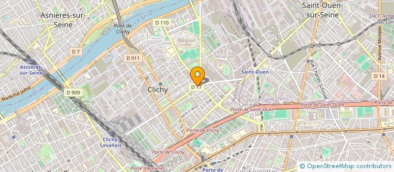 localisation de l'entreprise MONSIEUR GAD BETTACH à CLICHY