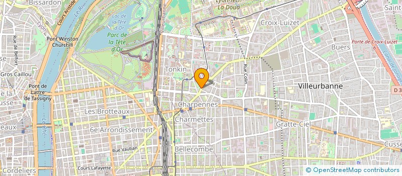 localisation de l'entreprise MONSIEUR GADIEL-AMNON BENGAME  VILLEURBANNE