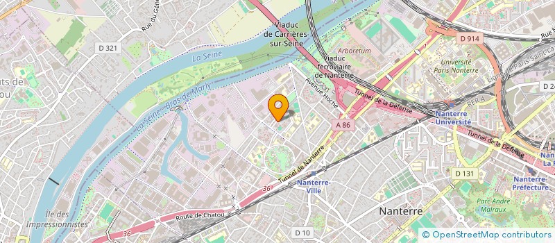 localisation de l'entreprise MONSIEUR GADJIGO DJIBY  NANTERRE