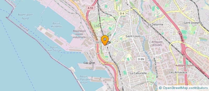 localisation de l'entreprise MONSIEUR GADJIMURAD ATABAEV à MARSEILLE