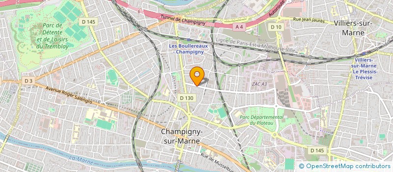 localisation de l'entreprise MONSIEUR GAEL AARON MBALA à CHAMPIGNY-SUR-MARNE
