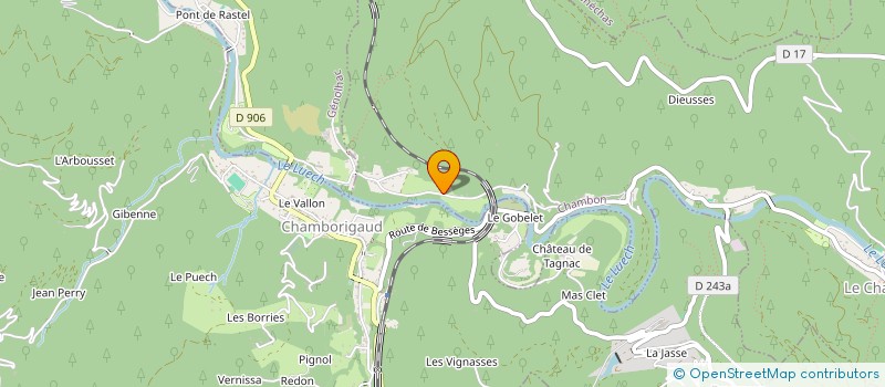 localisation de l'entreprise MONSIEUR GAEL ABELLAN  CHAMBON