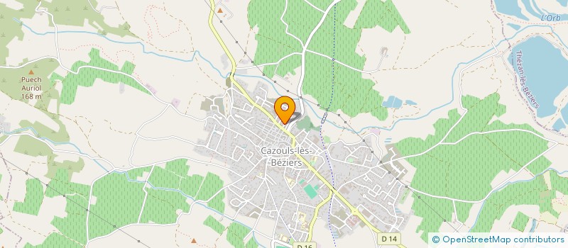 localisation de l'entreprise MONSIEUR GAEL AMADOR à CAZOULS-LES-BEZIERS