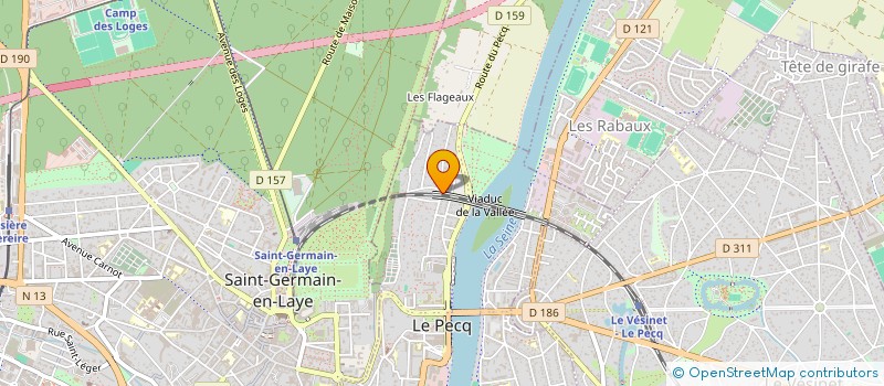 localisation de l'entreprise MONSIEUR GAEL ANGLA  LE PECQ