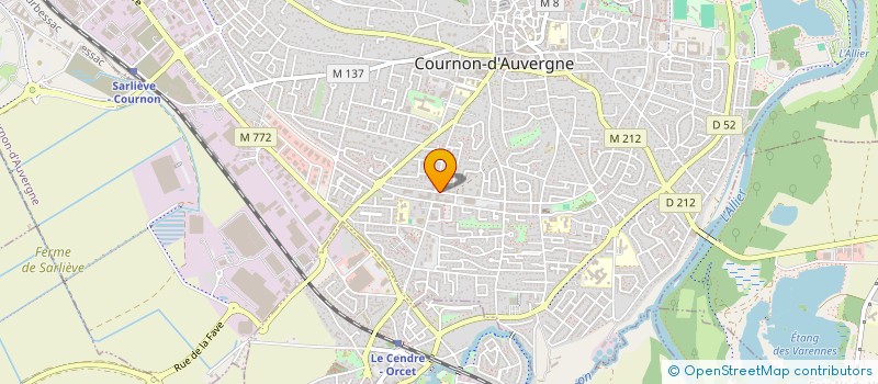 localisation de l'entreprise MONSIEUR GAEL AOUINE  COURNON-D'AUVERGNE