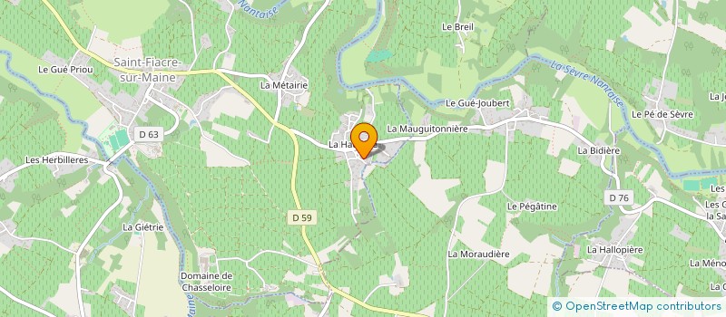 localisation de l'entreprise MONSIEUR GAEL ARNAUD à SAINT-FIACRE-SUR-MAINE