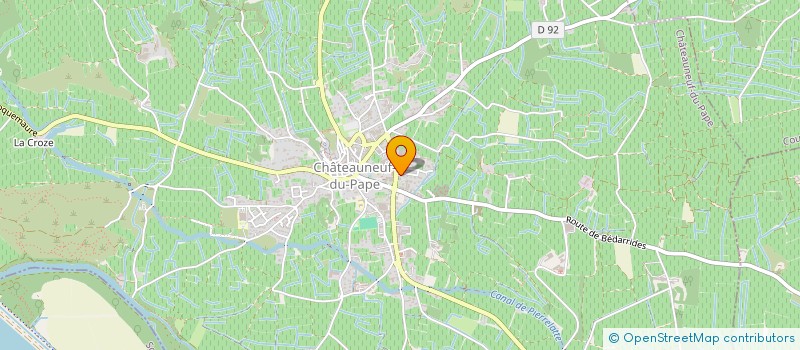 localisation de l'entreprise MONSIEUR GAEL ARVIEUX à CHATEAUNEUF-DU-PAPE