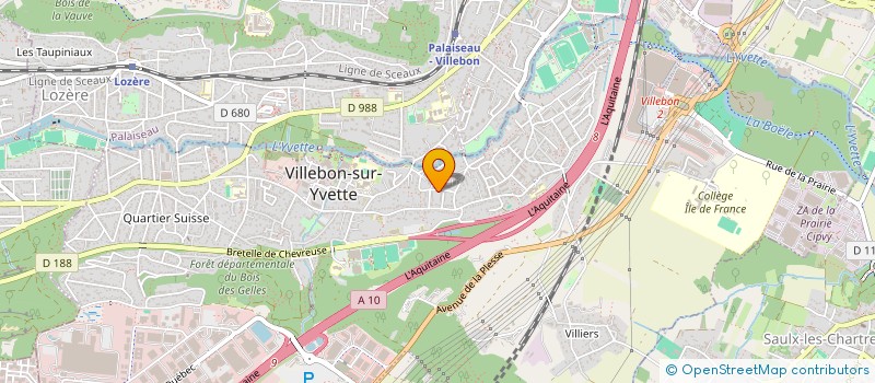 localisation de l'entreprise MONSIEUR GAEL AUFFRET à VILLEBON SUR YVETTE