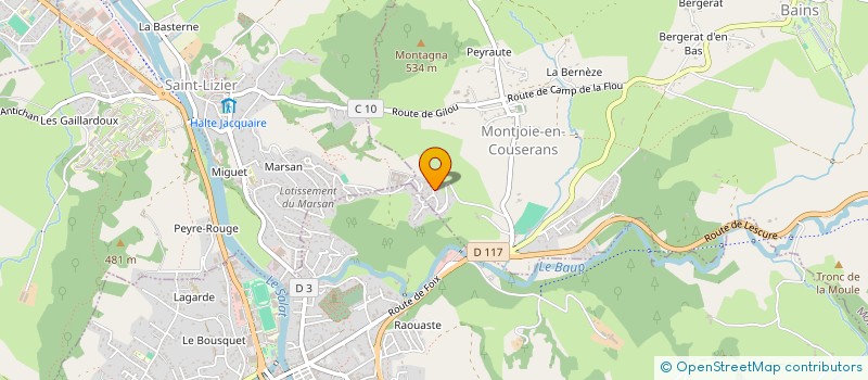 localisation de l'entreprise MONSIEUR GAEL BALONDRADE à MONTJOIE-EN-COUSERANS