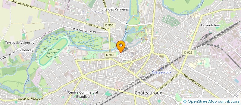 localisation de l'entreprise MONSIEUR GAEL BANNIER à CHATEAUROUX