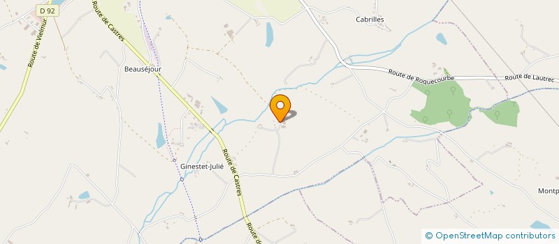 localisation de l'entreprise MONSIEUR GAEL BARDOU  LAUTREC