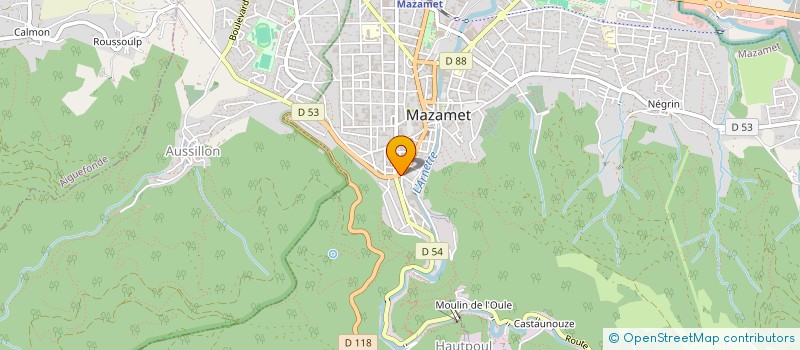 localisation de l'entreprise MONSIEUR GAEL BARTOLI  MAZAMET