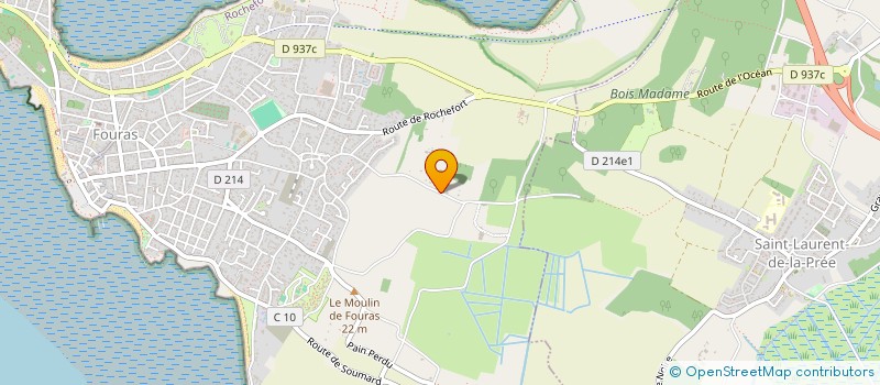 localisation de l'entreprise MONSIEUR GAEL BAZIN  FOURAS