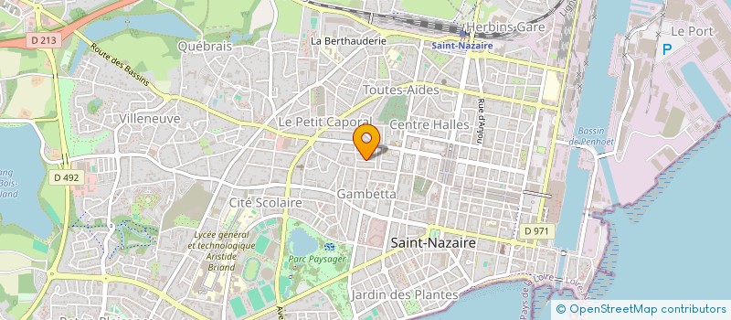localisation de l'entreprise MONSIEUR GAEL BAZIRE à SAINT-NAZAIRE