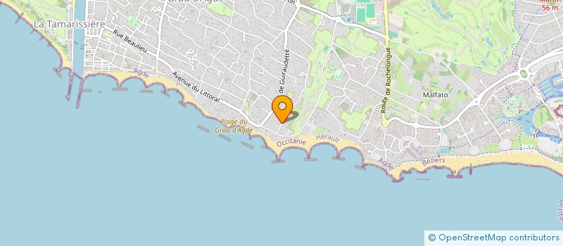 localisation de l'entreprise MONSIEUR GAEL BERNABEU à AGDE