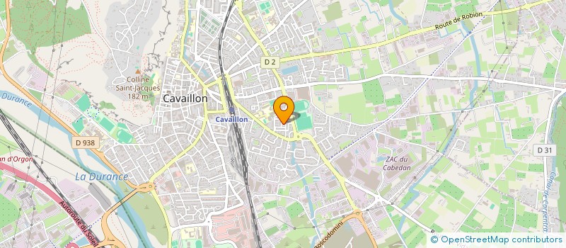 localisation de l'entreprise MONSIEUR GAEL BERNARD  CAVAILLON