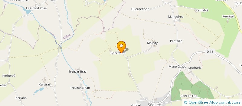localisation de l'entreprise MONSIEUR GAEL BIHOES  SEGLIEN
