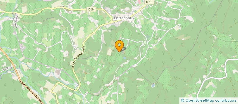 localisation de l'entreprise MONSIEUR GAEL BLANC  ENTRECHAUX