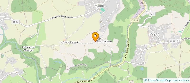 localisation de l'entreprise MONSIEUR GAEL BLANC  MAUBEC