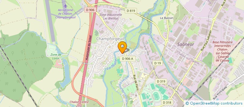 localisation de l'entreprise MONSIEUR GAEL BLANC à CHAMPFORGEUIL