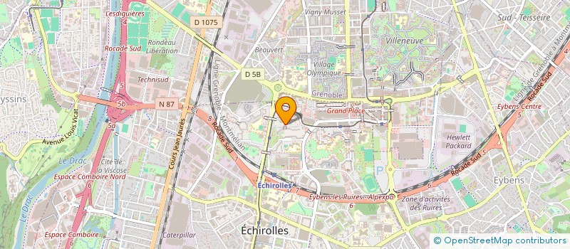 localisation de l'entreprise MONSIEUR GAEL BLANC-FATIN  ECHIROLLES