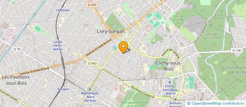 localisation de l'entreprise MONSIEUR GAEL BODO NOUMA  LIVRY-GARGAN