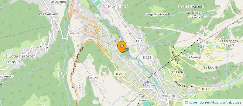 localisation de l'entreprise MONSIEUR GAEL BOEUF  MORZINE