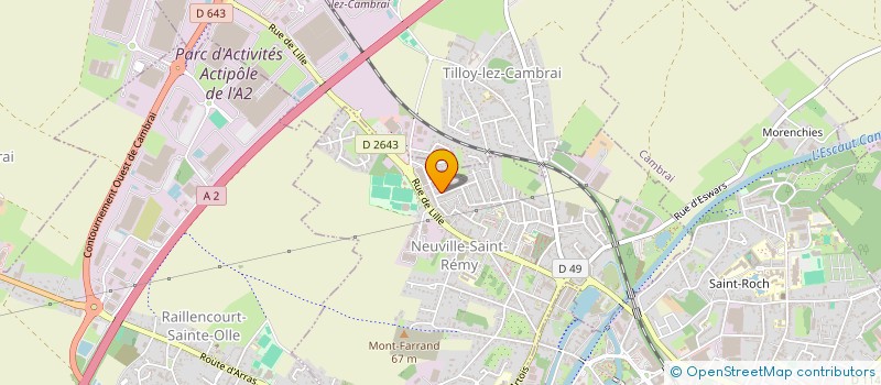 localisation de l'entreprise MONSIEUR GAEL BONATO  NEUVILLE-SAINT-REMY