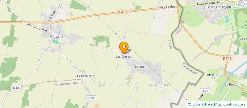 localisation de l'entreprise MONSIEUR GAEL BONNIN  POUANT