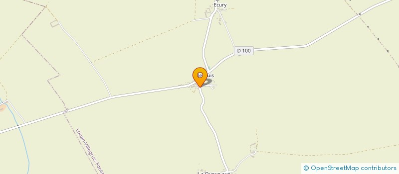 localisation de l'entreprise MONSIEUR GAEL BOSSE  LOUAN-VILLEGRUIS-FONTAINE