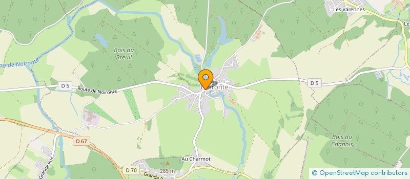 localisation de l'entreprise MONSIEUR GAEL BOUDRY  NOIRONTE