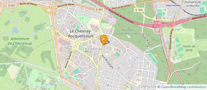 localisation de l'entreprise MONSIEUR GAEL BOULAY  LE CHESNAY-ROCQUENCOURT