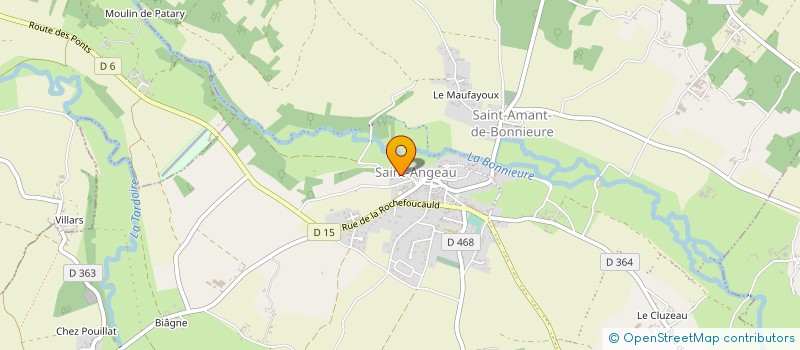localisation de l'entreprise MONSIEUR GAEL BOURABIER à VAL-DE-BONNIEURE
