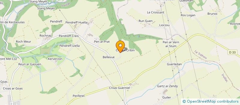 localisation de l'entreprise MONSIEUR GAEL BRENAUT  IRVILLAC