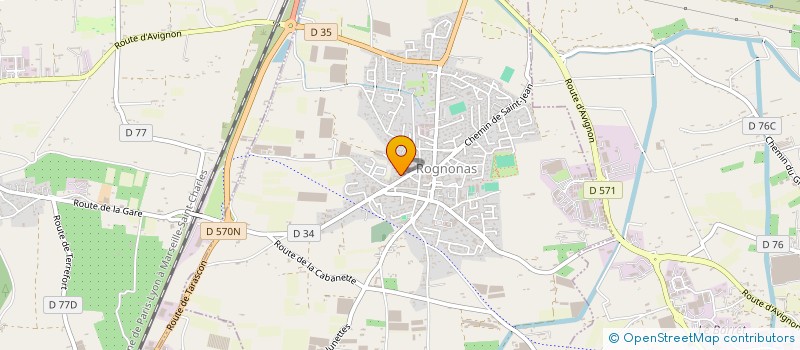 localisation de l'entreprise MONSIEUR GAEL BRIAND  ROGNONAS