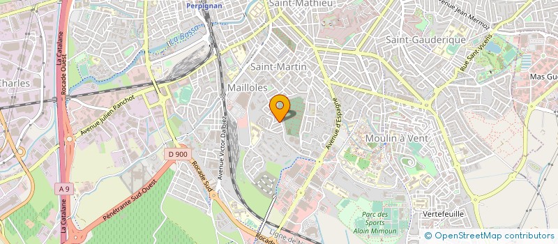 localisation de l'entreprise MONSIEUR GAEL BRIEAU  PERPIGNAN