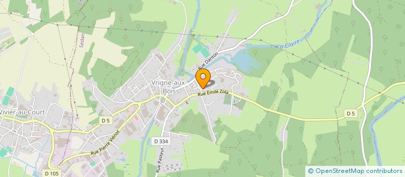 localisation de l'entreprise MONSIEUR GAEL BRION  VRIGNE AUX BOIS