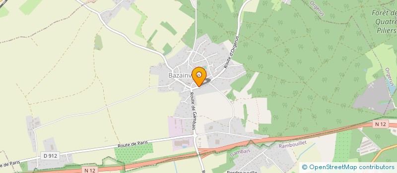 localisation de l'entreprise MONSIEUR GAEL BRUSSELEERS  BAZAINVILLE