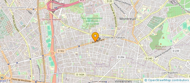 localisation de l'entreprise MONSIEUR GAEL BRUSTIER à MONTREUIL