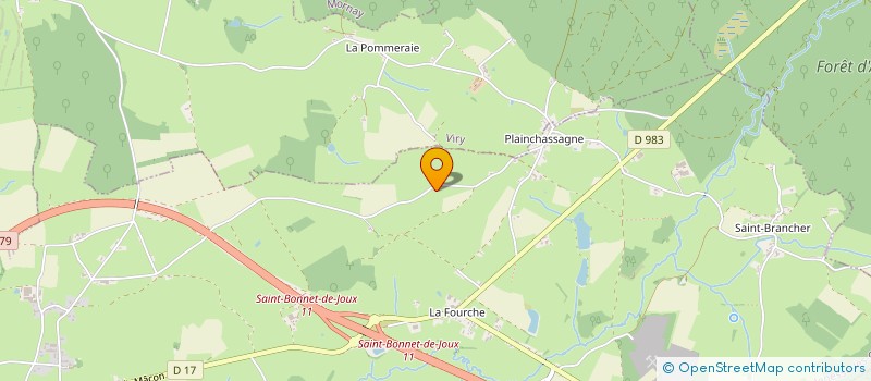 localisation de l'entreprise MONSIEUR GAEL BUSSEUIL  VENDENESSE-LES-CHAROLLES