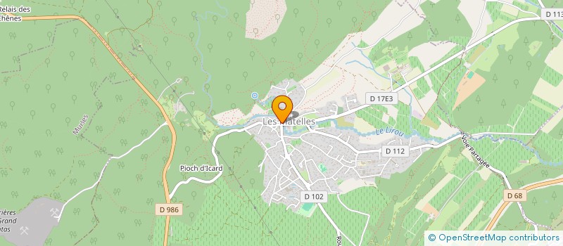 localisation de l'entreprise MONSIEUR GAEL CABANE  LES MATELLES