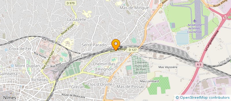 localisation de l'entreprise MONSIEUR GAEL CALDIER  NIMES