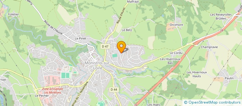 localisation de l'entreprise MONSIEUR GAEL CARDOT  MONISTROL-SUR-LOIRE