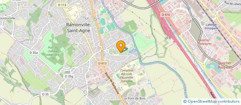 localisation de l'entreprise MONSIEUR GAEL CARRIE  RAMONVILLE-SAINT-AGNE