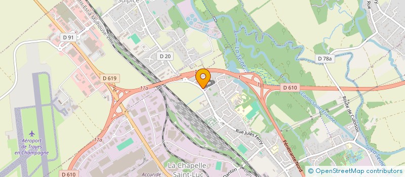 localisation de l'entreprise MONSIEUR GAEL CAULIER  LA CHAPELLE-SAINT-LUC