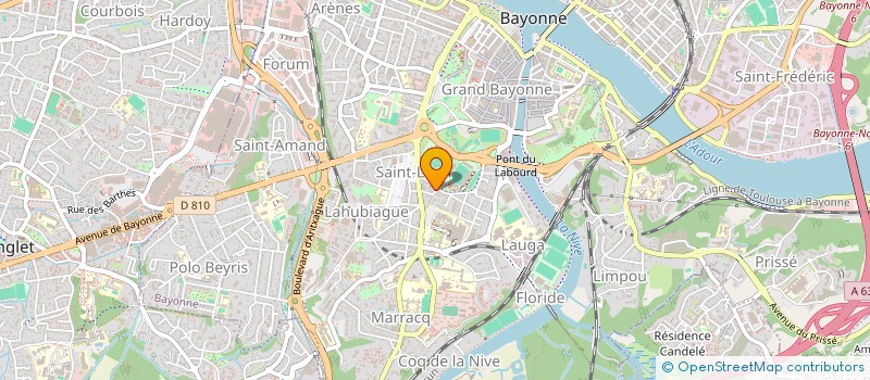 localisation de l'entreprise MONSIEUR GAEL CAZENAVE  BAYONNE