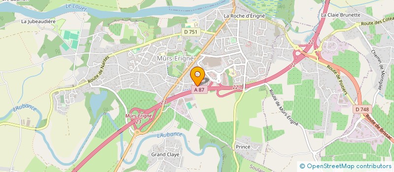 localisation de l'entreprise MONSIEUR GAEL CHABOT  MURS-ERIGNE