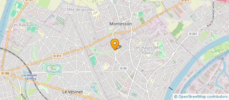 localisation de l'entreprise MONSIEUR GAEL CHANU  CHATOU